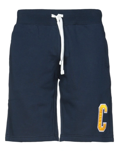 Champion Man Shorts & Bermuda Shorts Midnight Blue Size L Cotton, Polyester