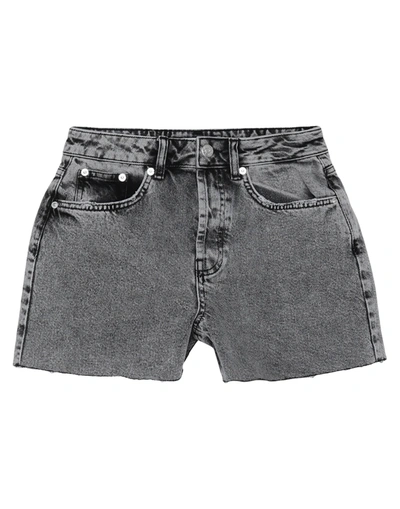 Na-kd Denim Shorts In Black