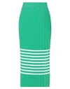 Solotre Midi Skirts In Green
