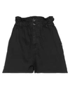 Kaos Jeans Denim Shorts In Black