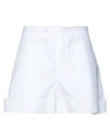 Dsquared2 Woman Shorts & Bermuda Shorts White Size 6 Cotton