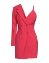Boutique Moschino Short Dresses In Red