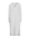 Alpha Studio Midi Dresses In Grey