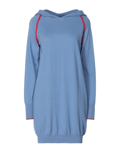 Jijil Short Dresses In Pastel Blue