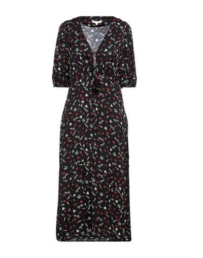 Maje Midi Dresses In Black