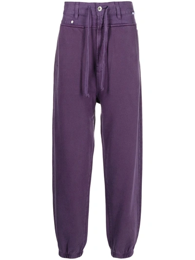 Five Cm 标贴运动裤 In Purple