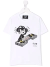 Neil Barrett Cartoon-print Cotton T-shirt In White