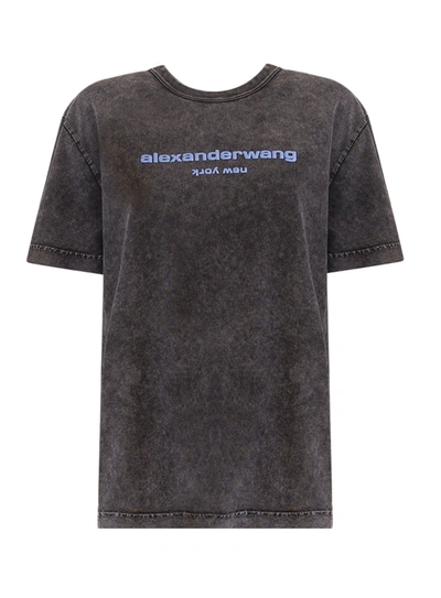 Ｓ】Alexander Wang acid wash puff logo tee 45237228?w=400