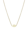 ZOE LEV DIAMOND 14K GOLD EVIL EYE NECKLACE