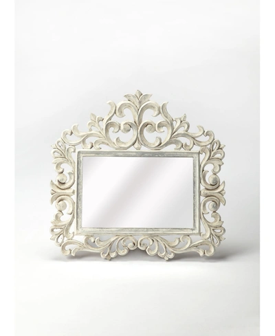 Butler Specialty Butler Favart Carved Wall Mirror In White