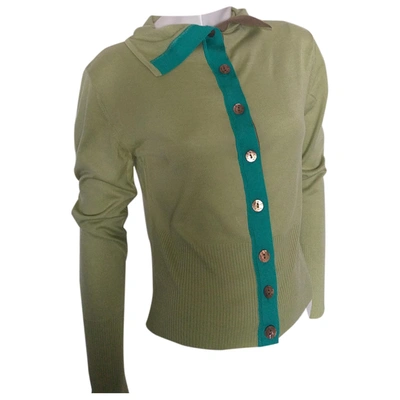 Pre-owned Bitte Kai Rand Cardigan In Green