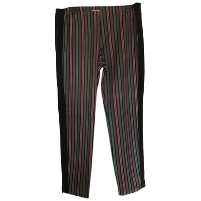 Pre-owned Maliparmi Slim Pants In Multicolour