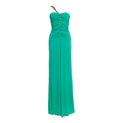 Pre-owned Blumarine Maxi Dress In Turquoise