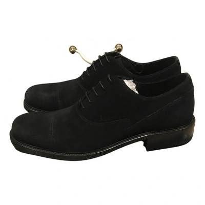 Pre-owned Calvin Klein Lace Ups In Black