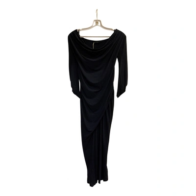 Pre-owned Donna Karan Mid-length Dress In Black