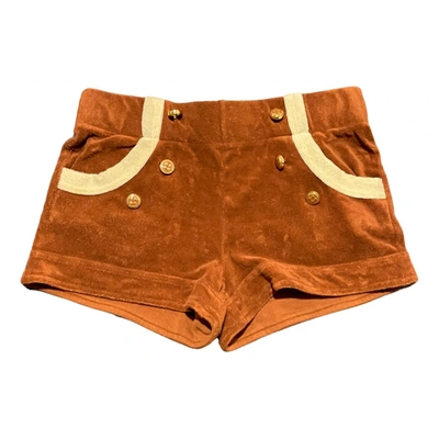 Pre-owned Marc By Marc Jacobs Mini Short In Brown