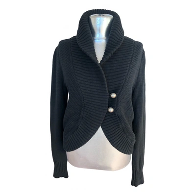 Pre-owned Tommy Hilfiger Cardigan In Black
