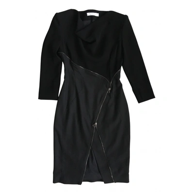 Pre-owned Altuzarra Wool Mid-length Dress In Black