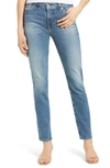 Ag Mari High Waist Ankle Slim Straight Leg Jeans In Gold Rush