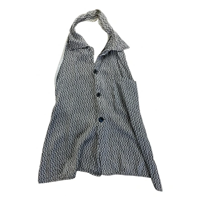 Pre-owned Maison Margiela Blouse In Grey