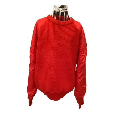 Pre-owned Marina Yachting Wool Pull In Red