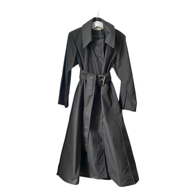 Pre-owned Lemaire Trench Coat In Anthracite