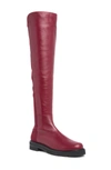 Stuart Weitzman 5050 Lift Over The Knee Boot In Pinot