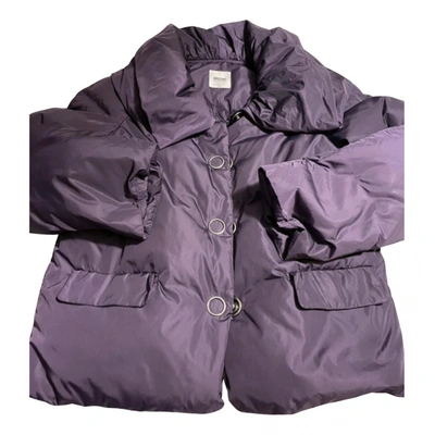 Pre-owned Moschino Cheap And Chic Biker Jacket In Purple