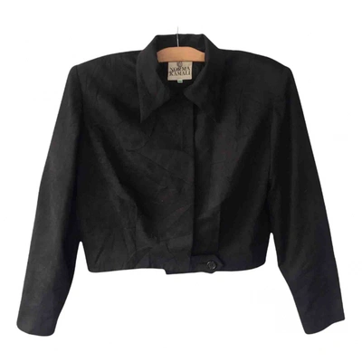 Pre-owned Norma Kamali Jacket In Black