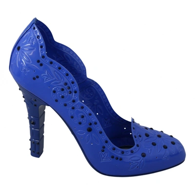 Pre-owned Dolce & Gabbana Heels In Blue
