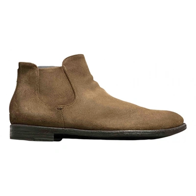 Pre-owned Officine Creative Boots In Brown