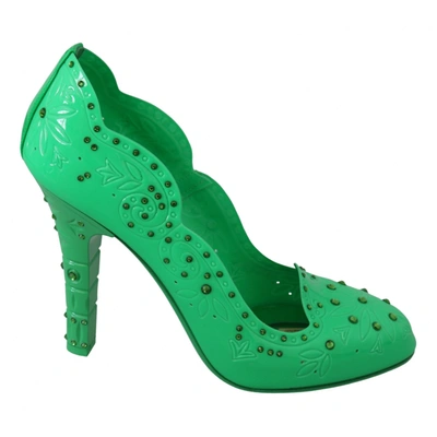 Pre-owned Dolce & Gabbana Heels In Green