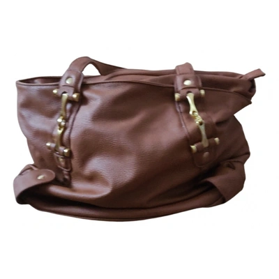 Pre-owned Aldo Leather Handbag In Brown