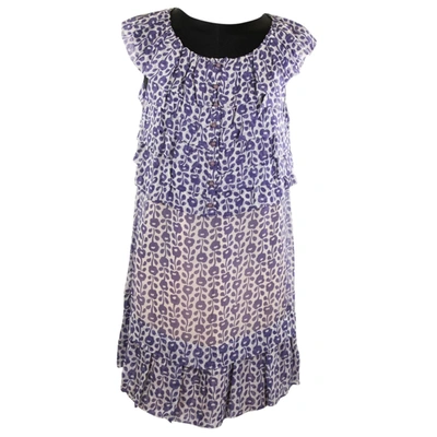 Pre-owned Marc Jacobs Silk Dress In Purple