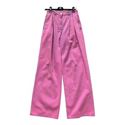 Pre-owned Chanel Large Pants In Pink