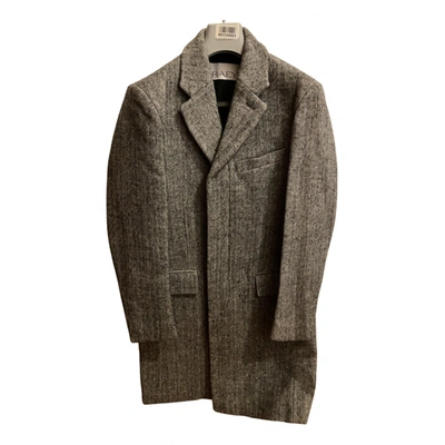 Pre-owned Raey Wool Coat In Grey