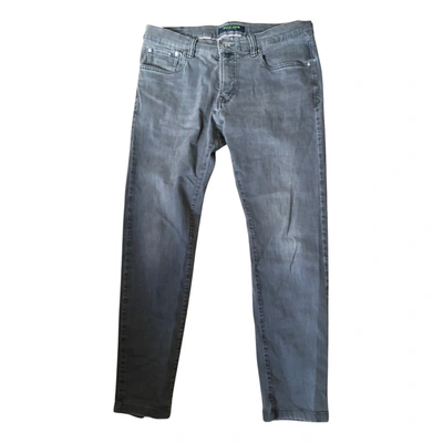 Pre-owned Pierre Cardin Straight Jeans In Grey