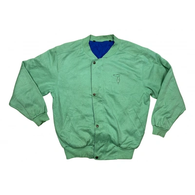 Pre-owned Trussardi Jacket In Green