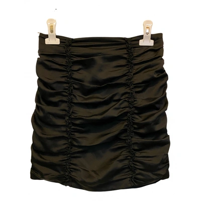 Pre-owned Nineminutes Mini Skirt In Black