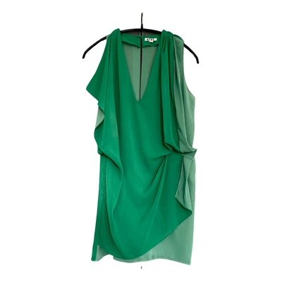 Pre-owned Acne Studios Mini Dress In Green