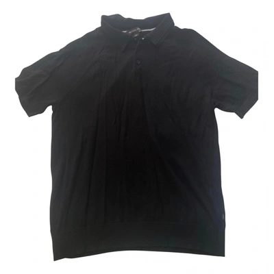 Pre-owned Michael Kors Polo Shirt In Black