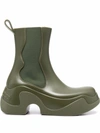 Xocoi Green Recycled Rubber Boots In Green