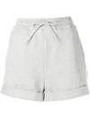 3.1 Phillip Lim Everyday Rolled Cotton Shorts In Grey