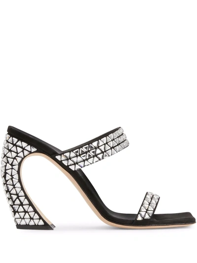 Giuseppe Zanotti Flaminia Glare Sandals In Black