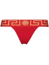 VERSACE GRECA BORDER THONG