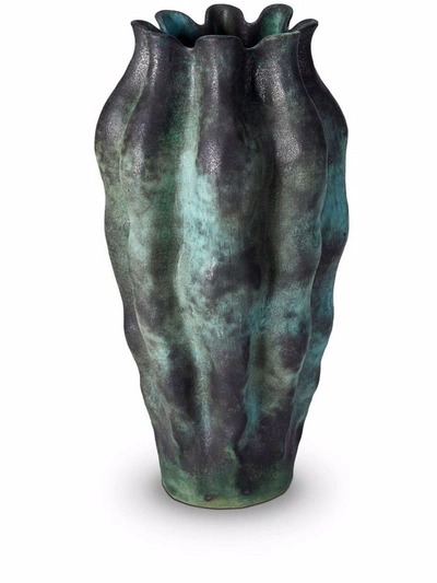 L'objet Cenote Porcelain Vase In Black