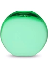 Dolce & Gabbana Small Murano Glass Vase In Green