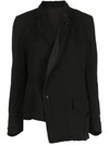 Y'S SINGLE-BREASTED TAILORED BLAZER