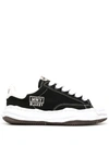 Miharayasuhiro Maison Mihara Yasuhiro Black Canvas Blakey Low Top Sneakers In Black