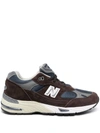 New Balance Made In Uk 991 Suede And Mesh Trainers In Blue